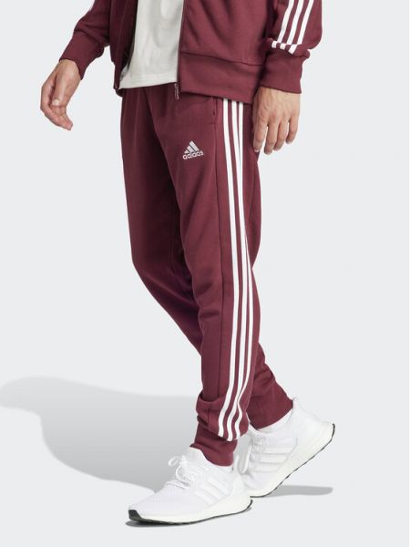 Spodnie sportowe bawełniane w paski Adidas