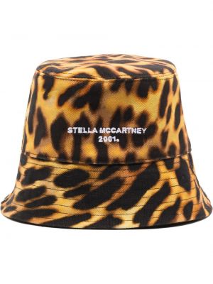 Mütze mit print mit leopardenmuster Stella Mccartney