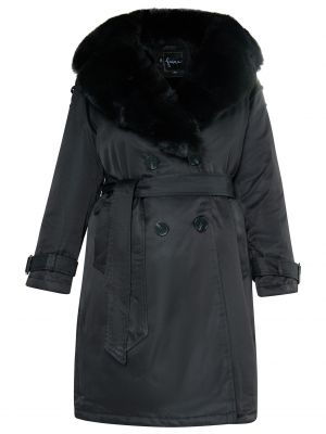 Manteau d'hiver Faina noir