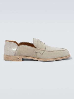 Loafers in pelle scamosciata Christian Louboutin