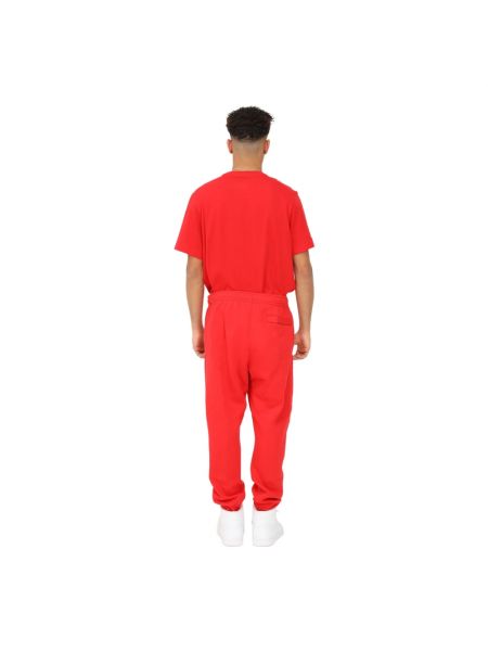 Pantalones de chándal de tejido fleece Nike rojo