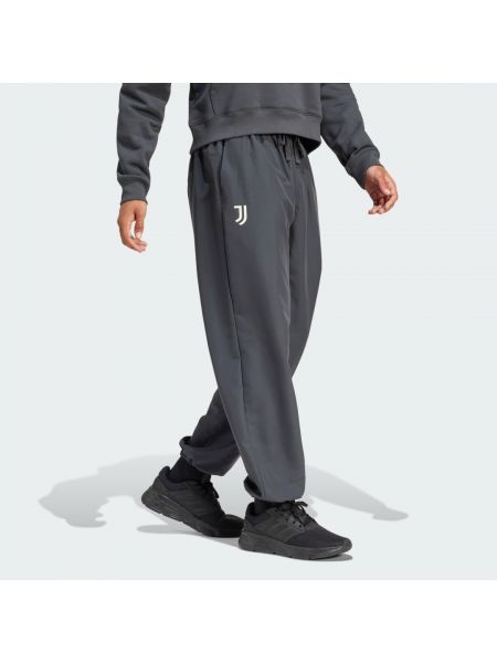 Spodnie sportowe plecione Adidas szare