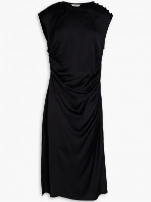 Атласный платье миди Holzweiler черный