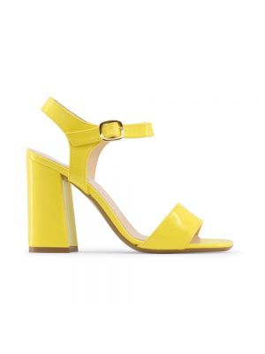Sandały skórzane Made In Italia żółte