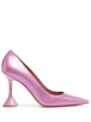 Pantofi cu toc Amina Muaddi violet