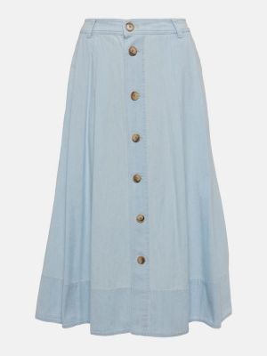 Džínová sukně Polo Ralph Lauren modré