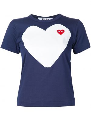 Marškinėliai su širdelėmis Comme Des Garçons Play