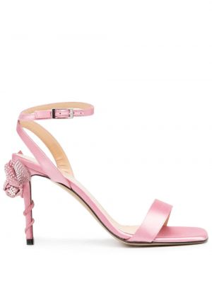 Kožené sandále Mach & Mach ružová
