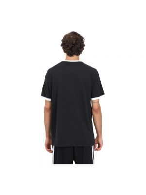 Camiseta a rayas Adidas Originals negro