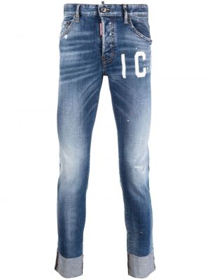 Jeans med normal passform Dsquared2 blå