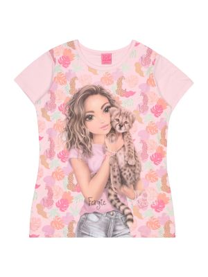 TOP MODEL Tričko  ružová / zmiešané farby