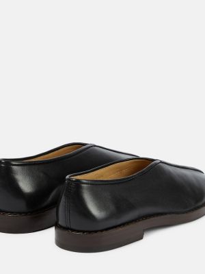 Loafers di pelle Lemaire nero