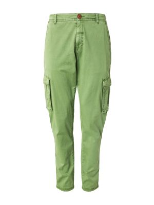 Pantalon cargo slim Blend vert