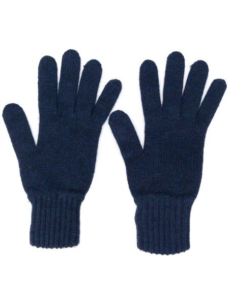 Rękawiczki Pringle Of Scotland niebieskie
