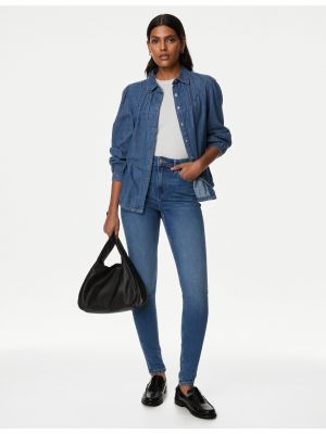 Skinny džíny Marks & Spencer modré