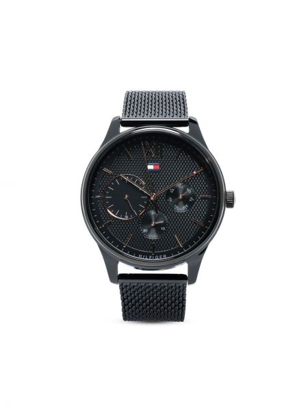 Mesh armbanduhr Tommy Hilfiger schwarz