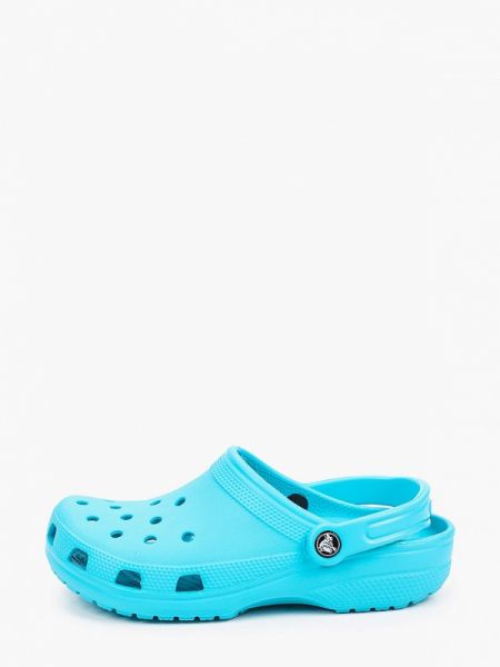 Сабо Crocs, голубые