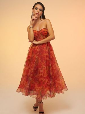Вечерна рокля Carmen оранжево