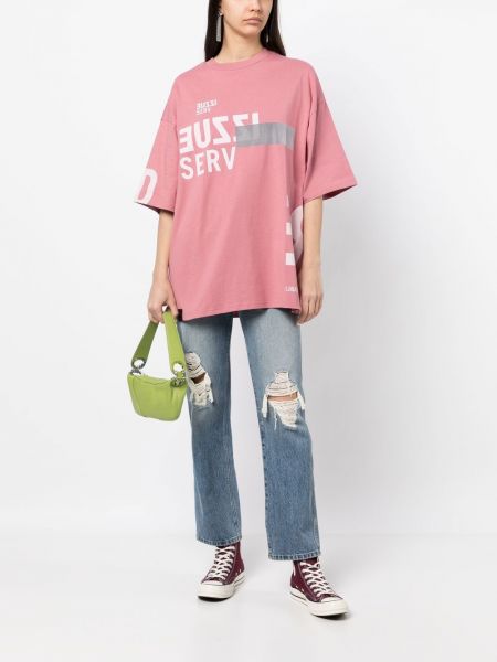 T-shirt mit print Izzue pink