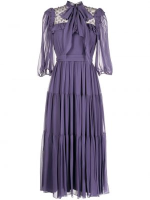 Krystaller silke bue dress Jenny Packham lilla