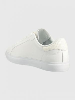 Шкіряні кросівки Lacoste білі