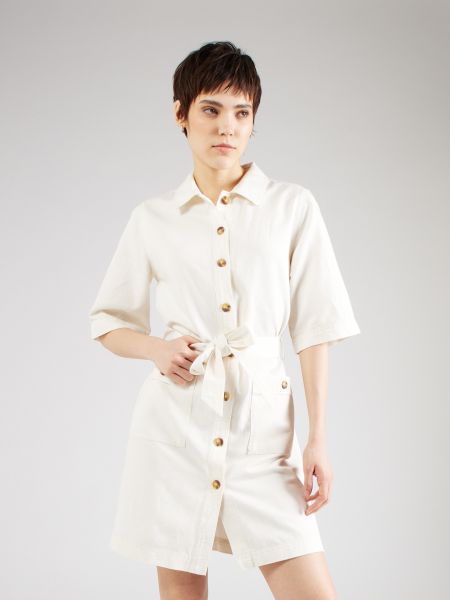 Рокля тип риза Ecoalf бяло