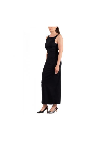 Sukienka długa elegancka Emporio Armani czarna