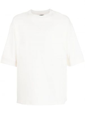 T-shirt en coton Zzero By Songzio blanc