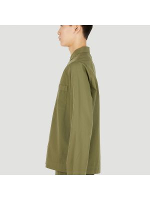 Camisa de algodón Tekla verde