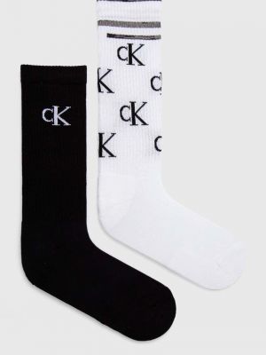 Чорапи Calvin Klein Jeans бяло