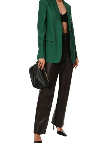 Шерстяной пиджак Valentino зеленый