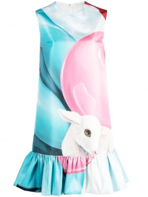 Mini-abito con stampa Nina Ricci rosa