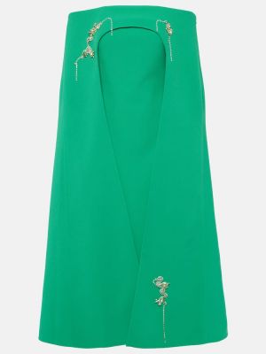 Robe longue à imprimé Safiyaa vert