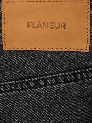 Jeansy relaxed fit Flâneur szare