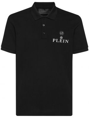 Поло тениска Philipp Plein черно