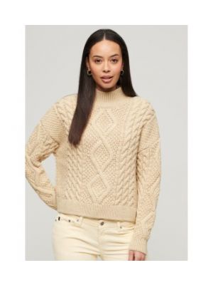 Pull avec manches longues Superdry beige