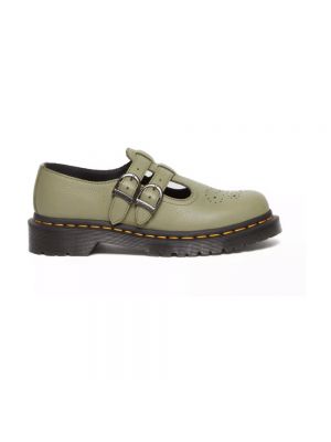 Loafers Dr. Martens zielone