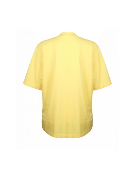 Koszulka bawełniana Marni żółta