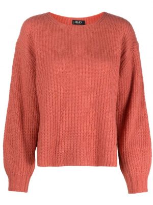 Chunky пуловер Liu Jo оранжево