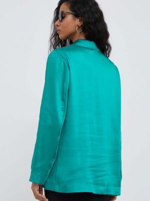 Однотонный пиджак United Colors Of Benetton зеленый