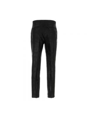 Pantalones de tejido jacquard Versace negro