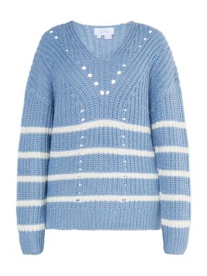 Пуловер Usha Blue Label синьо