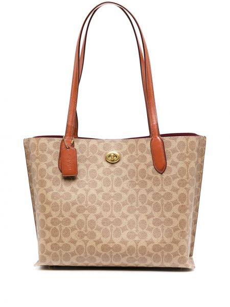 Bolso shopper con estampado Coach