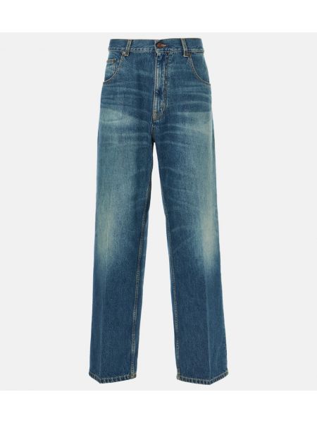 Lavtaljet straight jeans Victoria Beckham blå