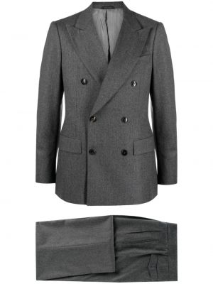Oblek Giorgio Armani šedý