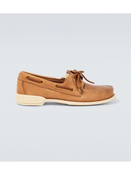 Pantofi loafer din piele Visvim maro