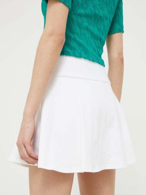 Mini sukně Hollister Co. bílé
