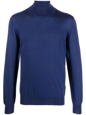 Ull turtleneck Lardini blå