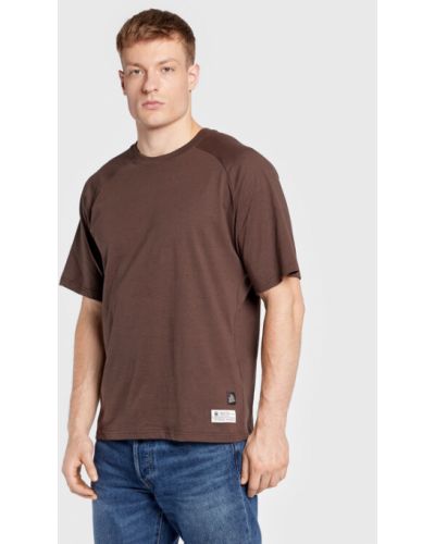 T-shirt Redefined Rebel marrone