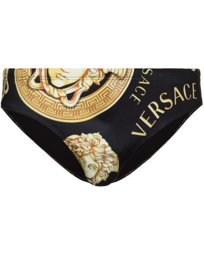 Kąpielówki Versace, сzarny